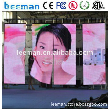 Leeman p37.5 P6 led display screen flexible led curtain display/High brightness flexible led tv screen led screen indoor